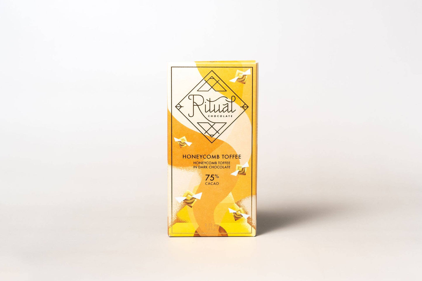 Honeycomb Toffee Dark Chocolate Bar 75% Cacao - Lake Oswego Flowers