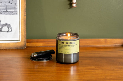 Geranium Moss - 7.2 oz Alchemy Soy Candle - Lake Oswego Flowers