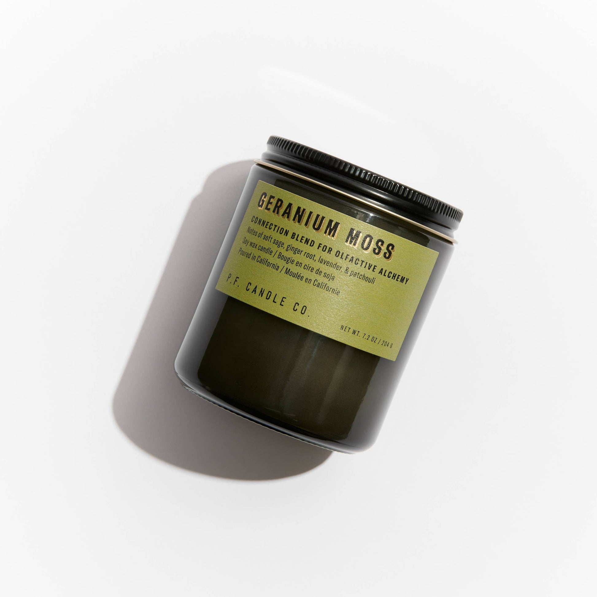 Geranium Moss - 7.2 oz Alchemy Soy Candle - Lake Oswego Flowers