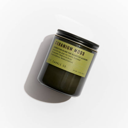 Geranium Moss - 7.2 oz Alchemy Soy Candle - Lake Oswego Flowers