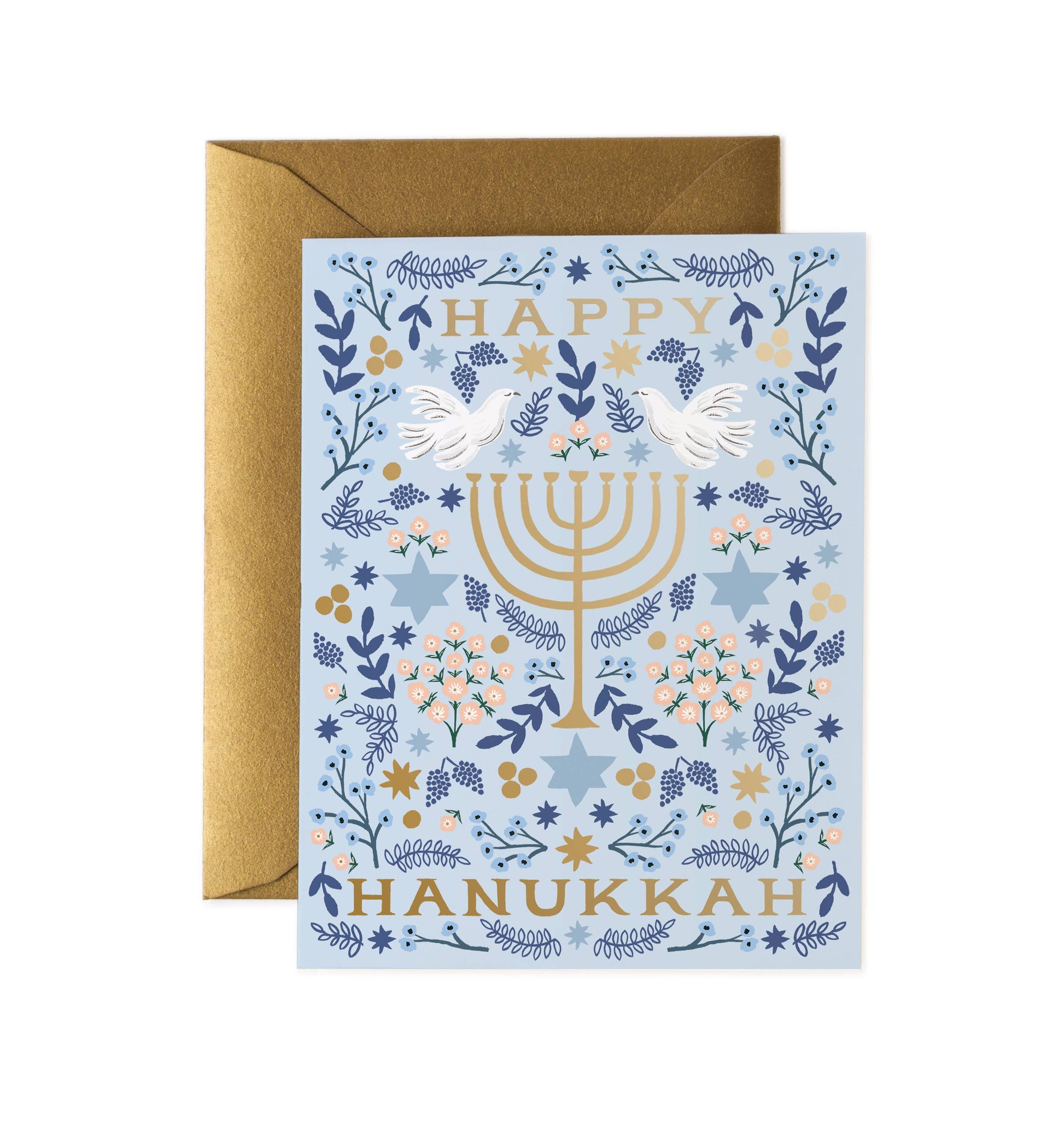 Hanukkah Menorah Card - Lake Oswego Flowers