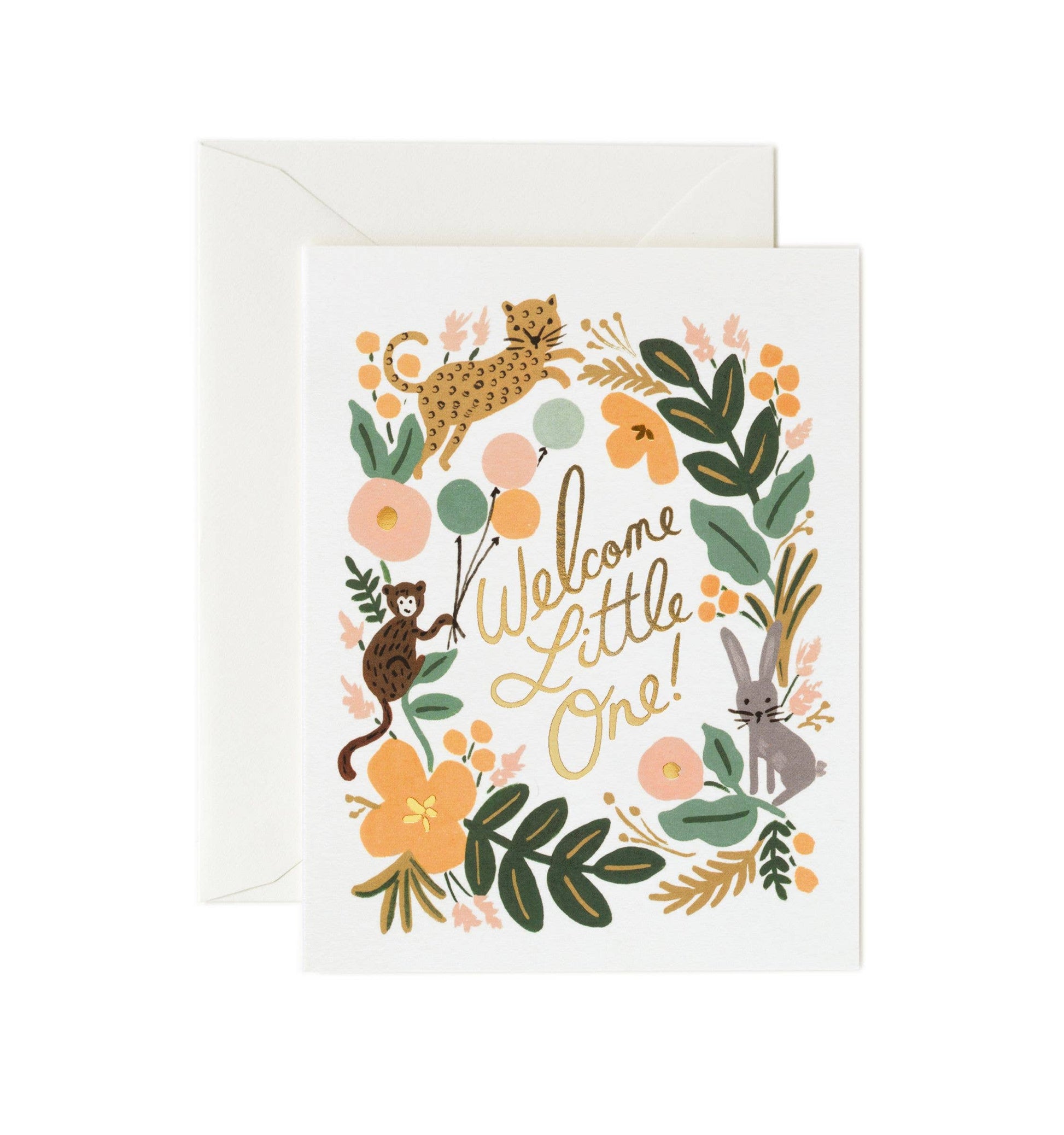 Menagerie Baby Card - Lake Oswego Flowers