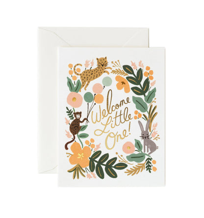 Menagerie Baby Card - Lake Oswego Flowers