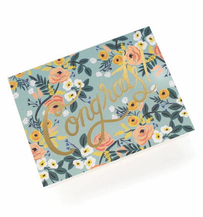 Blue Meadow Congrats card - Lake Oswego Flowers