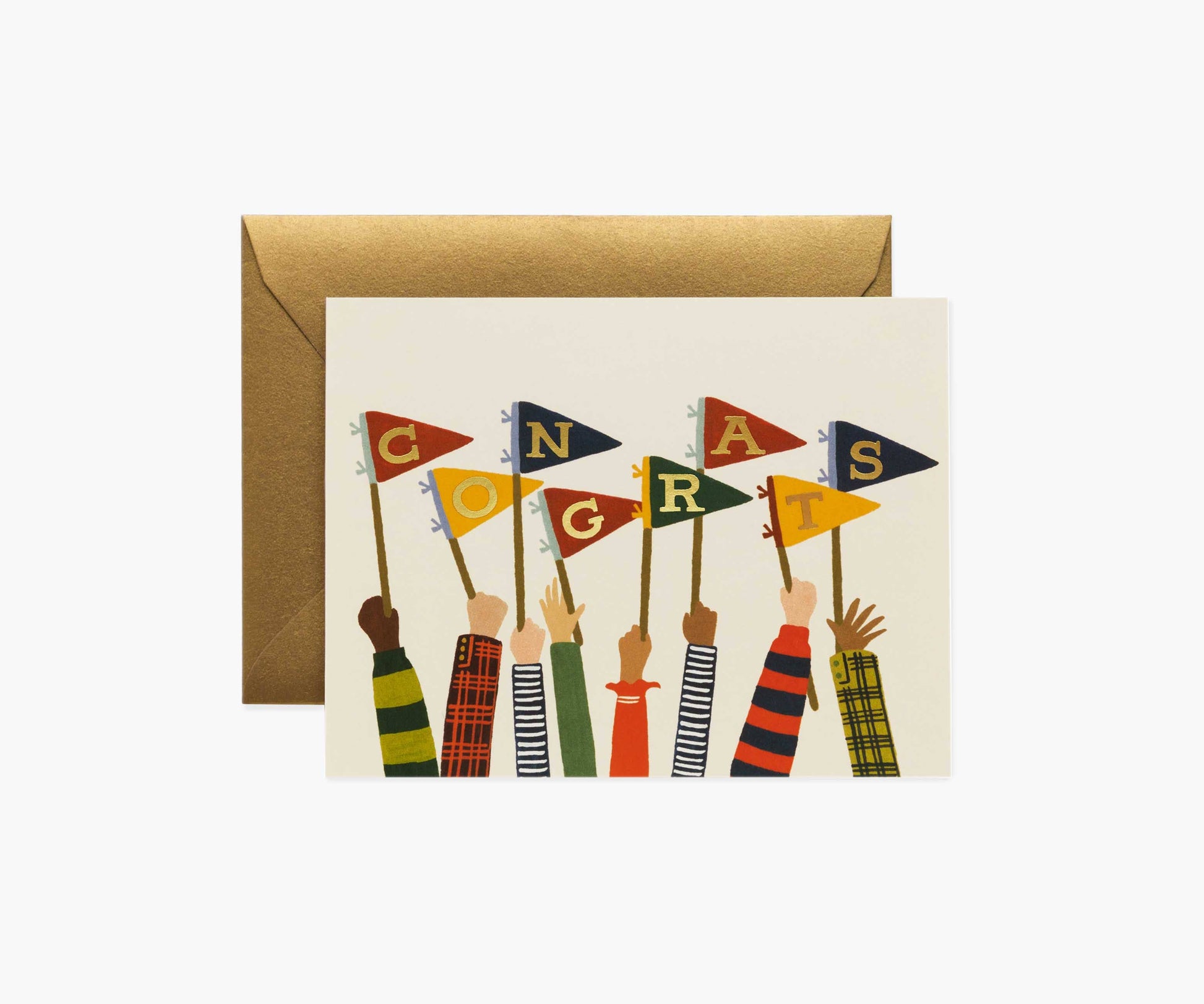 Congrats Pennants Card - Lake Oswego Flowers